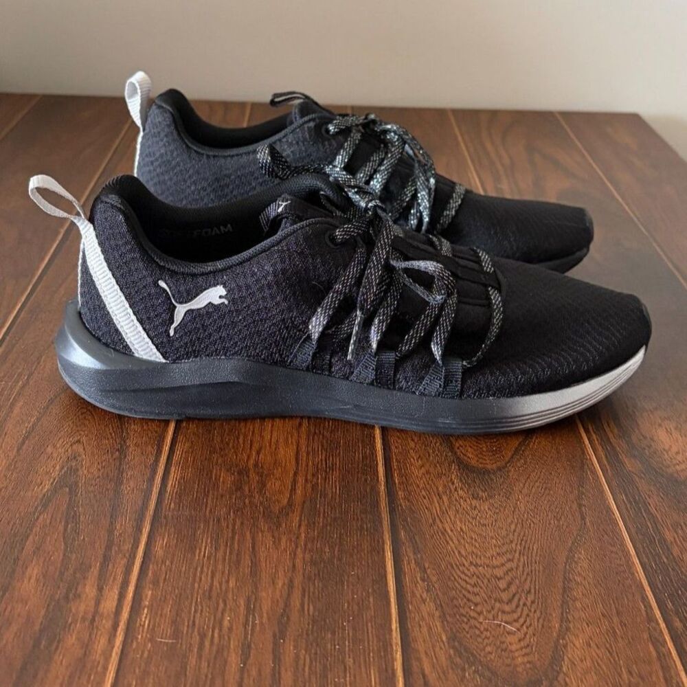Puma - Women's Prowl Sneakers - Black & Silver - Size 8 - Brand New!